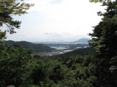琵琶湖方面